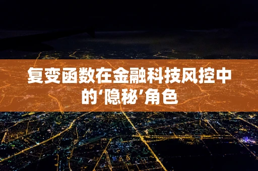 复变函数在金融科技风控中的‘隐秘’角色