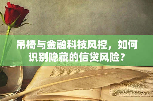 吊椅与金融科技风控，如何识别隐藏的信贷风险？