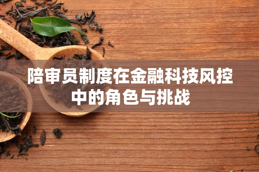 陪审员制度在金融科技风控中的角色与挑战