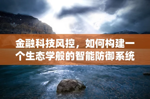 金融科技风控，如何构建一个生态学般的智能防御系统？