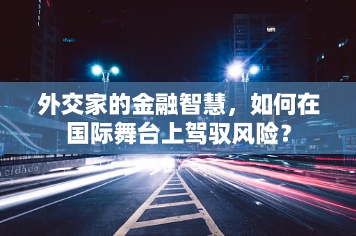 外交家的金融智慧，如何在国际舞台上驾驭风险？