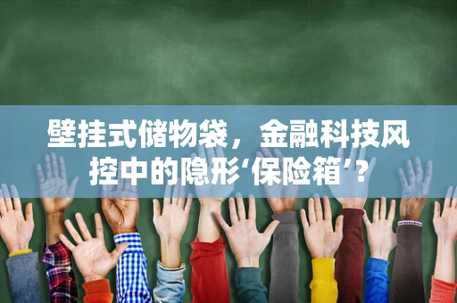 壁挂式储物袋，金融科技风控中的隐形‘保险箱’？