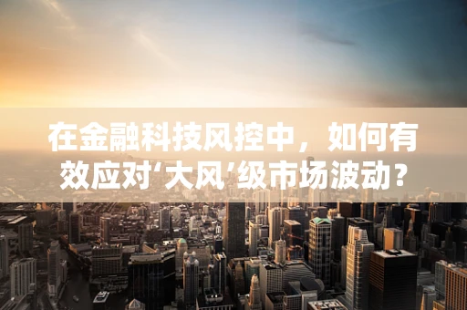 在金融科技风控中，如何有效应对‘大风’级市场波动？