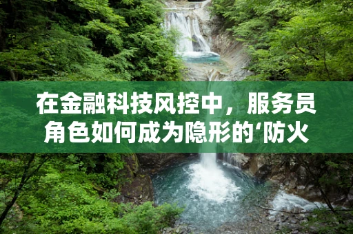 在金融科技风控中，服务员角色如何成为隐形的‘防火墙’？