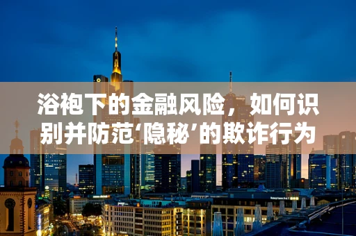 浴袍下的金融风险，如何识别并防范‘隐秘’的欺诈行为？