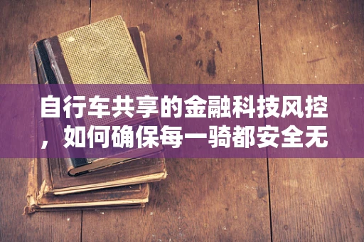 自行车共享的金融科技风控，如何确保每一骑都安全无忧？