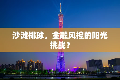 沙滩排球，金融风控的阳光挑战？