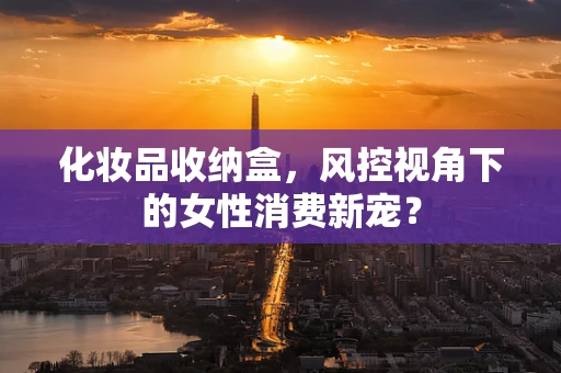 化妆品收纳盒，风控视角下的女性消费新宠？