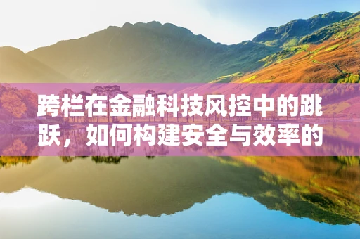 跨栏在金融科技风控中的跳跃，如何构建安全与效率的平衡？