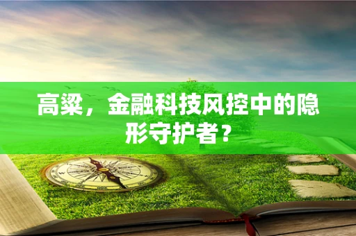 高粱，金融科技风控中的隐形守护者？