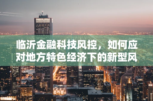 临沂金融科技风控，如何应对地方特色经济下的新型风险？