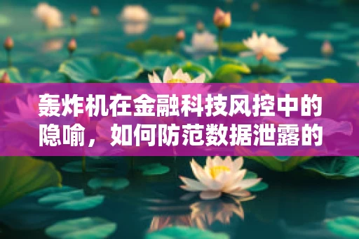 轰炸机在金融科技风控中的隐喻，如何防范数据泄露的空中打击？