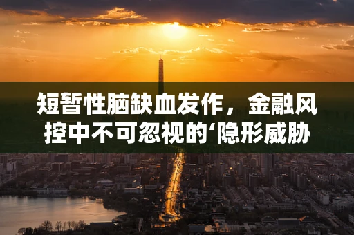 短暂性脑缺血发作，金融风控中不可忽视的‘隐形威胁’？