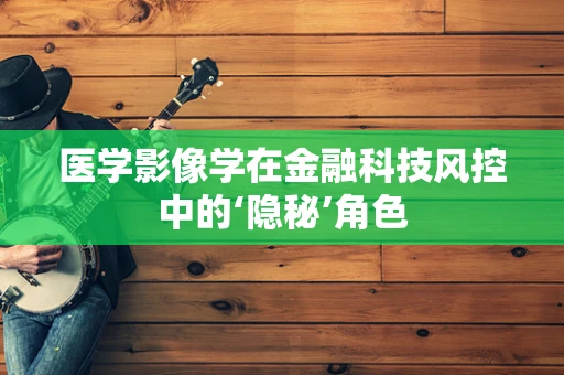 医学影像学在金融科技风控中的‘隐秘’角色