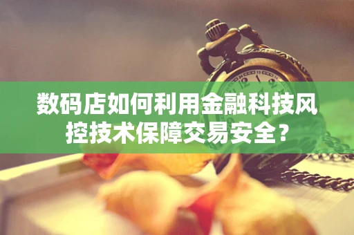 数码店如何利用金融科技风控技术保障交易安全？