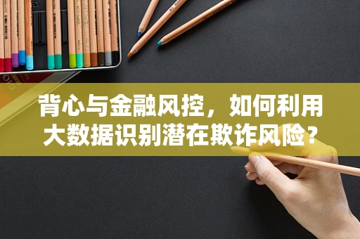 背心与金融风控，如何利用大数据识别潜在欺诈风险？