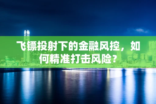 飞镖投射下的金融风控，如何精准打击风险？