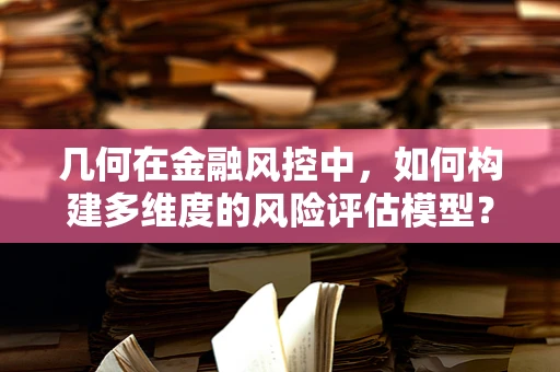 几何在金融风控中，如何构建多维度的风险评估模型？