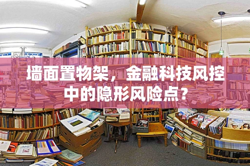墙面置物架，金融科技风控中的隐形风险点？