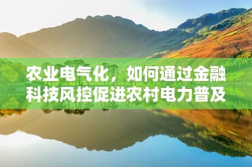 农业电气化，如何通过金融科技风控促进农村电力普及与风险管理？