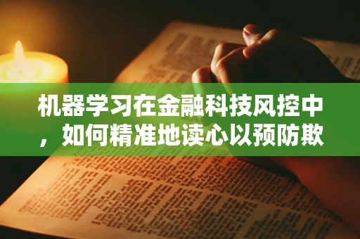机器学习在金融科技风控中，如何精准地读心以预防欺诈？