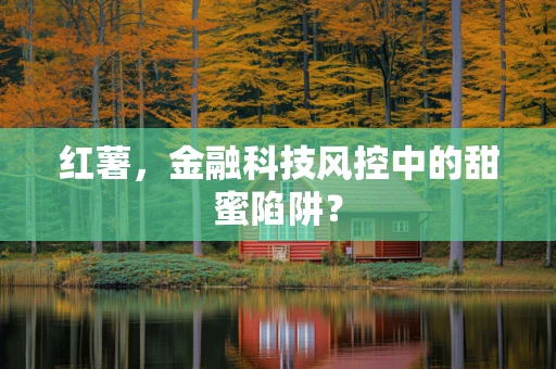 红薯，金融科技风控中的甜蜜陷阱？