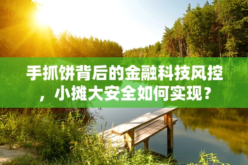 手抓饼背后的金融科技风控，小摊大安全如何实现？