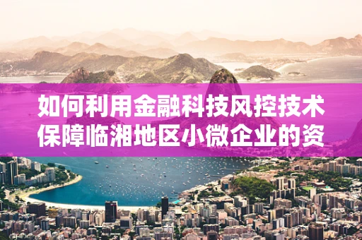 如何利用金融科技风控技术保障临湘地区小微企业的资金安全？