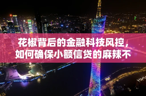 花椒背后的金融科技风控，如何确保小额信贷的麻辣不伤人？