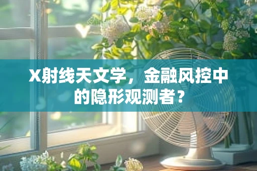 X射线天文学，金融风控中的隐形观测者？
