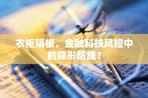 衣柜隔板，金融科技风控中的隐形防线？