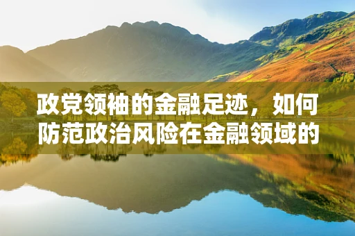 政党领袖的金融足迹，如何防范政治风险在金融领域的渗透？