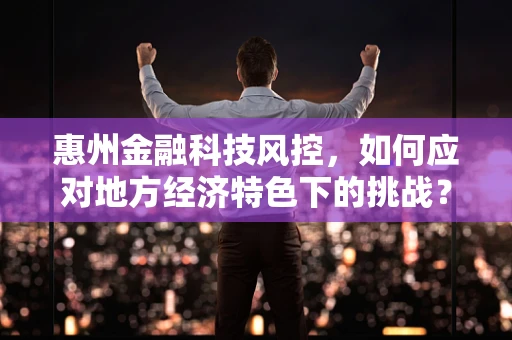 惠州金融科技风控，如何应对地方经济特色下的挑战？