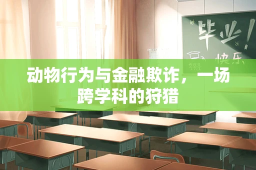 动物行为与金融欺诈，一场跨学科的狩猎