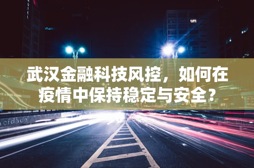 武汉金融科技风控，如何在疫情中保持稳定与安全？
