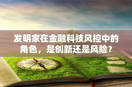 发明家在金融科技风控中的角色，是创新还是风险？