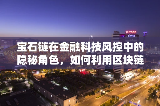 宝石链在金融科技风控中的隐秘角色，如何利用区块链技术提升风险防控？