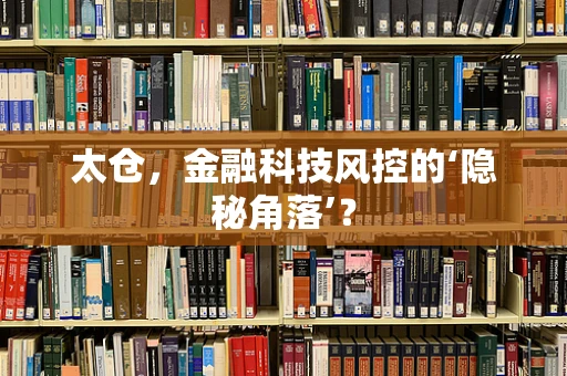 太仓，金融科技风控的‘隐秘角落’？