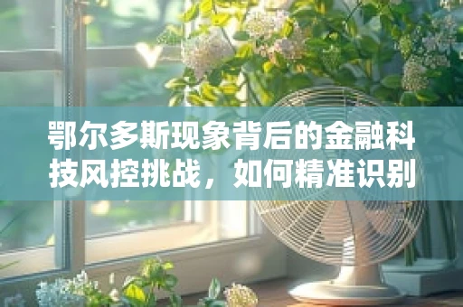 鄂尔多斯现象背后的金融科技风控挑战，如何精准识别与应对？