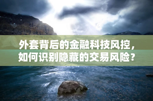 外套背后的金融科技风控，如何识别隐藏的交易风险？