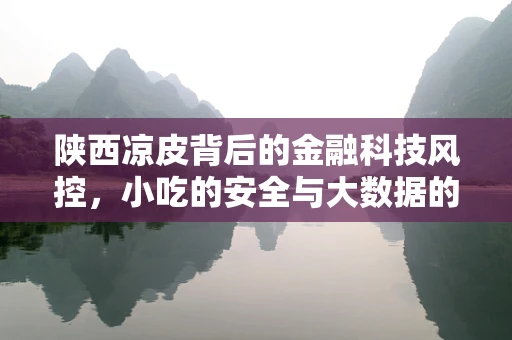 陕西凉皮背后的金融科技风控，小吃的安全与大数据的较量