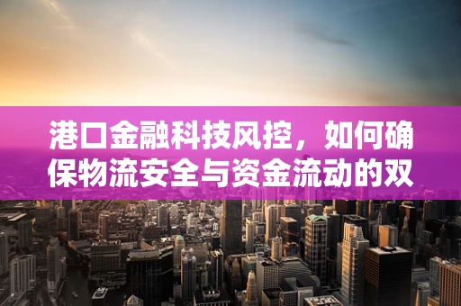 港口金融科技风控，如何确保物流安全与资金流动的双重保障？