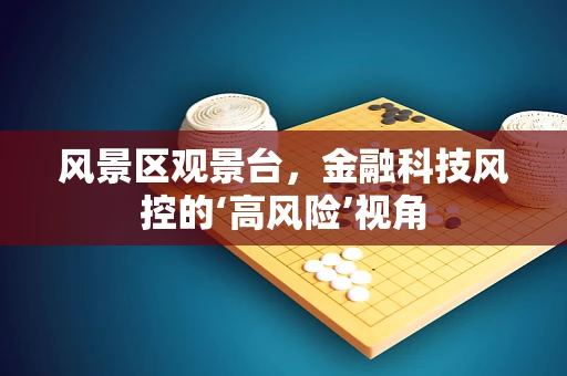风景区观景台，金融科技风控的‘高风险’视角