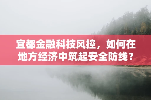 宜都金融科技风控，如何在地方经济中筑起安全防线？