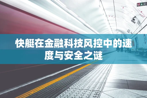 快艇在金融科技风控中的速度与安全之谜