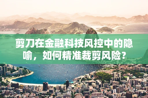 剪刀在金融科技风控中的隐喻，如何精准裁剪风险？