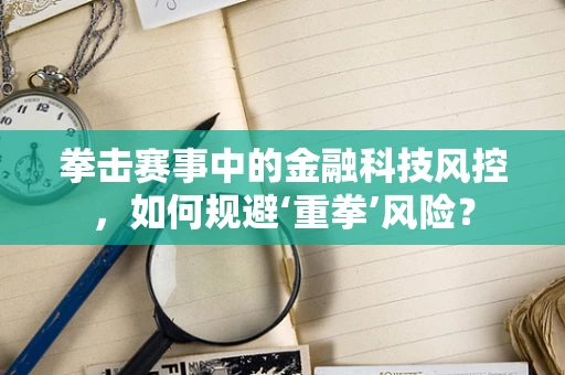 拳击赛事中的金融科技风控，如何规避‘重拳’风险？