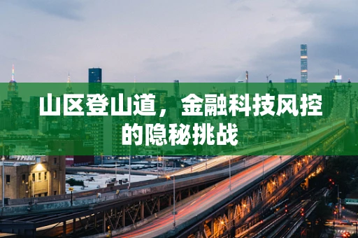 山区登山道，金融科技风控的隐秘挑战