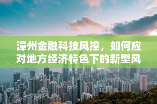 漳州金融科技风控，如何应对地方经济特色下的新型风险？