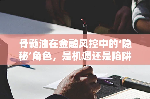 骨髓油在金融风控中的‘隐秘’角色，是机遇还是陷阱？